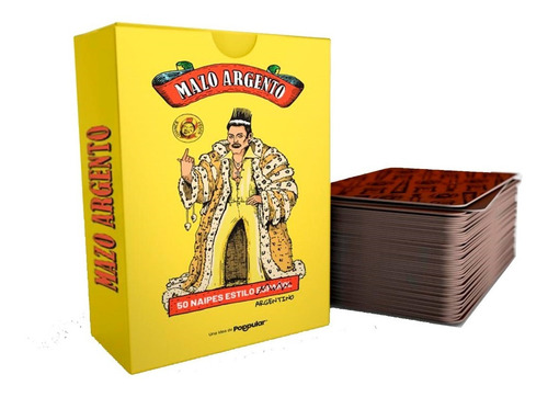 Imagen 2 de 5 de Cartas Españolas Mazo Argento Poppular Truco Naipe Argentino