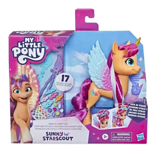 Figura Brinquedo My Little Pony Sunny Starcout F3873 Hasbro