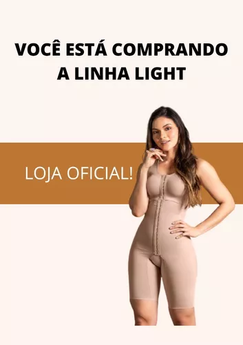 Sutiã Pós Cirurgico Yoga Com Mangas - Linha Light