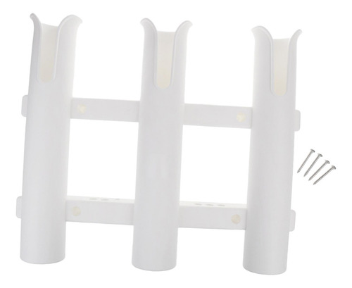 Kayak Boat Fishing 3 Rod Holder Tubo Soporte Blanco2 Blanco2