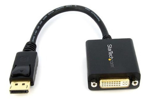 Cable Startech Displayport Macho - Dvi Hembra 15cm Negro /vc