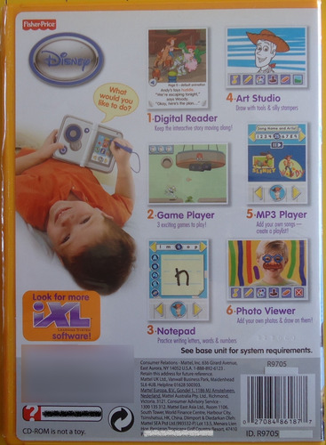 Fisher Price Ixl Learning System Software Toy Story 3 - Imp (Usado)