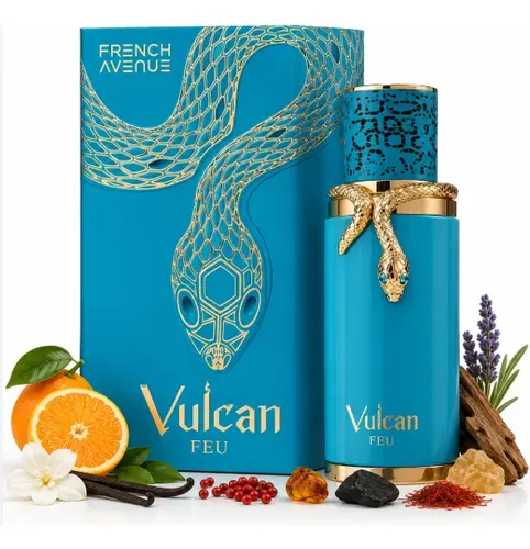 Perfume Vulcan Feu French Avenue 100ml Árabe Spray Edp Luxo