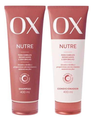  Shampoo + Condicionador Ox Nutre 400ml