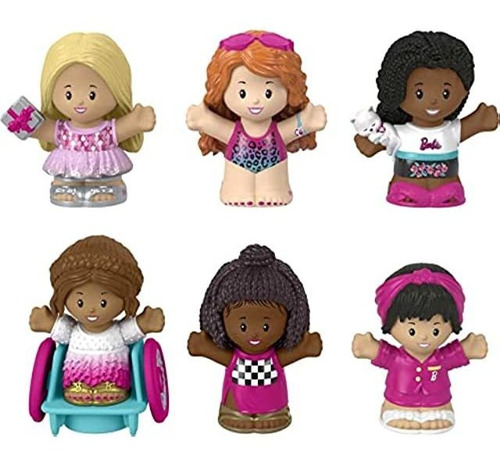 Fisher-price Juego De 6 Juguetes De Barbie Para Niños Peque