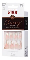 Comprar Uñas Postizas Francesita Kiss Uñas Postizas Glue-on Classy Nails Color Nude Lisa
