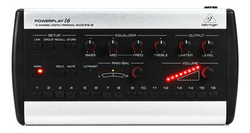 Newly!!! Behringer Powerplay P16-m 16-channel