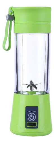 Mini Liquidificador Portátil Usb Com 6 Laminas De Aço 380ml