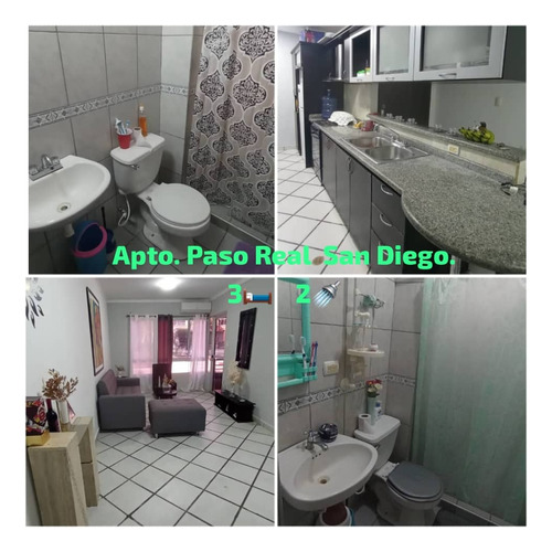 Apartamento En San Diego,resd Paso Real, Carabobo. 84mts,3hab,planta Baja,pozo.  Ag/ Marhe