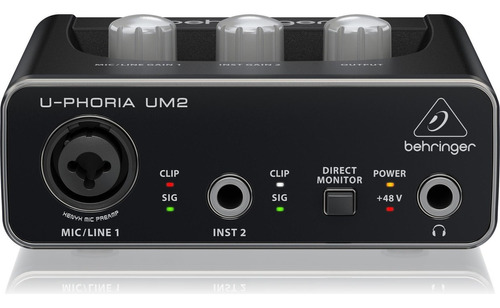 Interfaz Behringer U-phoria Um2