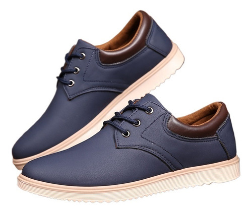 Zapatos De Tenis Cuero Casuales De Negocios Para Hombre