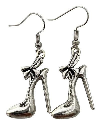 Stiletto Heel Shoe Earrings Charm Jewelry Woman Girl