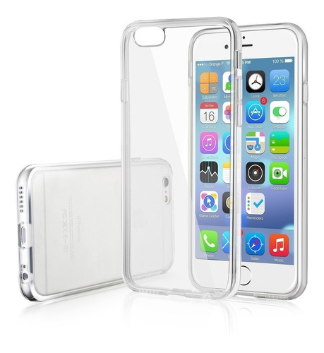 Carcasa Gel Silicona Compatible iPhone 6/6s  + Lamina