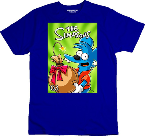 Playera Los Simpson Itchy And Scratchy