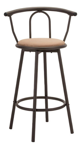 Silla Bar Alta Giratoria Elegante Moderna Resistente Cafe