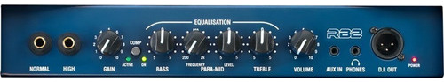 Amplificador Laney Para Bajo Eléctrico Rb2, Gris/azul