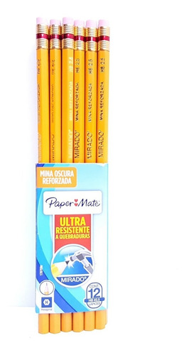 Lapiz Mirado Hb #2.5 Paper Mate  5 Pq Con 12 Pz C/u