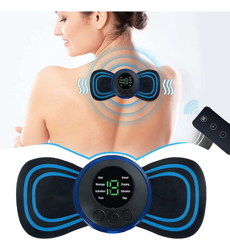 Mini Masajeador Cervical Todo El Cuerpo Smart 3d Stick Color Negro