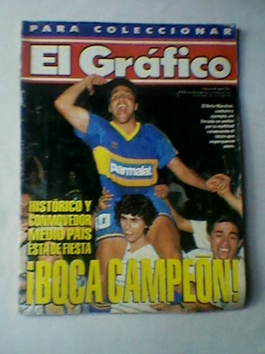 Revista El Grafico Boca Campeon *