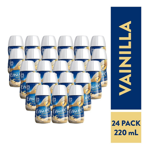 Ensure Advance Vainilla 220ml Pack X24