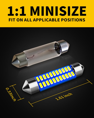 Bombilla Led Antline 211-2 212-2 578 569 214-2 41 Mm 1,61 Bl