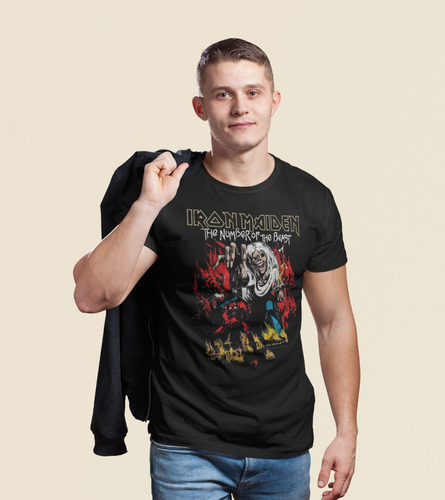 Camiseta Rock Metal Iron Maiden N12