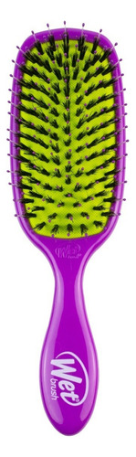 Cepillo Para Cabello Wetbrush Shine Enhacer Desenredante Color Violeta