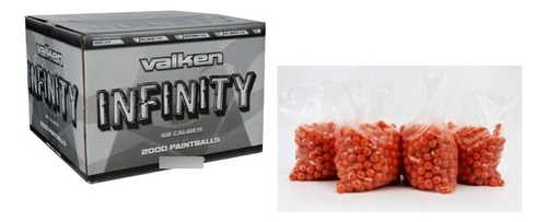 Caja 2000 Pintura Gotcha Paintball Valken Infinity Xtreme