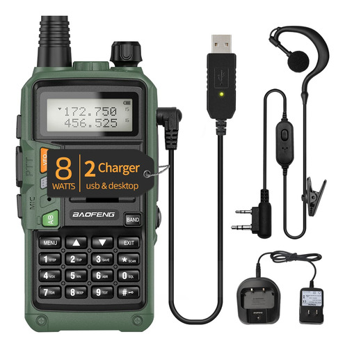 Ham Radio Baofeng Uv-s9 Plus 8w De Alta Potencia Tri-power R