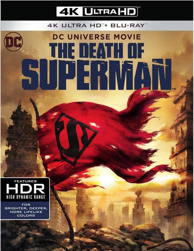 Blu Ray 4k Ultra Hd Death Of Superman Original Dc 