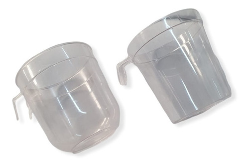 Tazas De Café Descartables Plásticas Cristal 110 Cc (x 50)