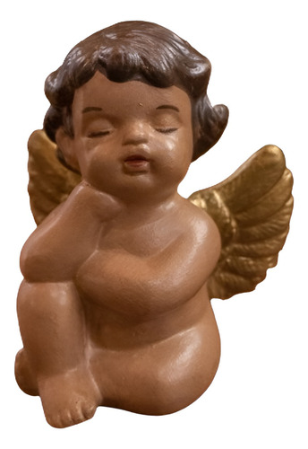 Angel Guarda Alas Color Pieza Religiosa Campoamor Deco 