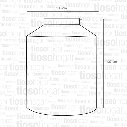 Tanque Agua Eternit Tricapa 1000 Litros Completo + Envio