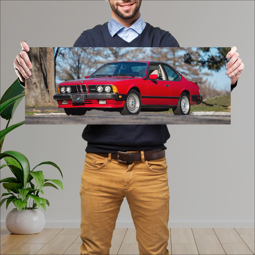 Cuadro 30x80cm Auto 1987 Bmw M6 Coupe Us 83270 113