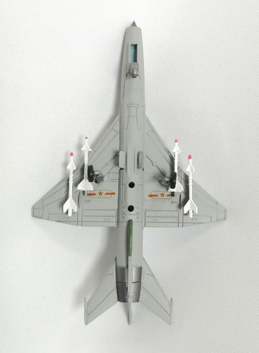 Miniatura Diecast 1/100, Caza Chino Chengdu J7 / F7