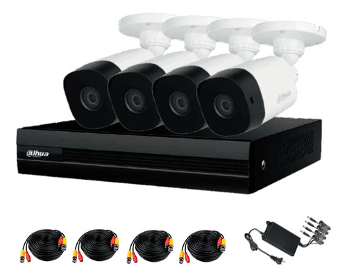 Kit Camaras De Seguridad Dvr 8 Canales 4 Camaras 1080p Cctv