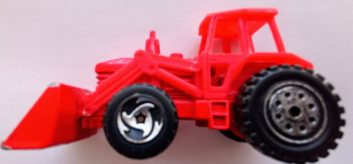 Hot Wheels Tractor Con Pala Mecánica 1991 Rojo 