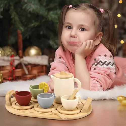 1 Juguete De Cocina, Juego De Té Para Niños, Juego