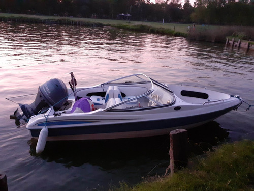 Imagen 2 de 18 de Lancha+ Motor Yamaha 70hp4t 1*mano Nuevo Precio Sin Trailer