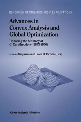 Libro Advances In Convex Analysis And Global Optimization...