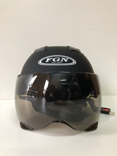 Imagen 4 de 5 de Casco Moto Ideal Scooter Estilo Piloto Aviador