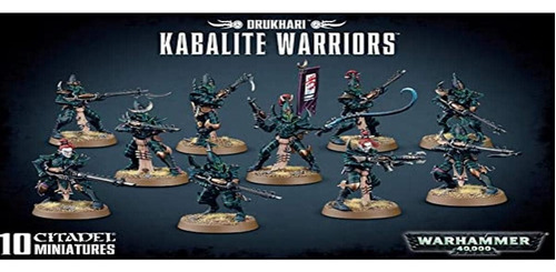 Juegos Taller Drukhari Kabalite Warriors Miniatura