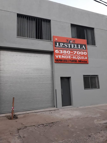 Galpón Industrial De Losa - 650 M² Cubiertos En 2 Plantas Sobre Lote 10 X 33 - San Justo