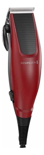 Corta Pelo Y Barba 12 Piezas Electrica Remington Hc1095 Rojo