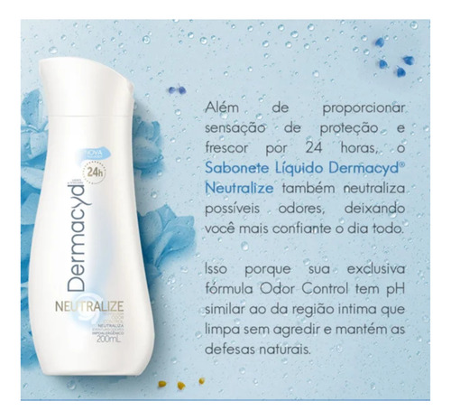 Dermacyd Neutralizante Sabonete Líquido 200ml - Kit 3und