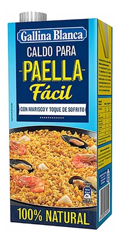 Caldo para Paella Gallina Blanca 1L