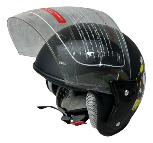 Casco Infantil Abatible Mate Grafico Capitan America Dot
