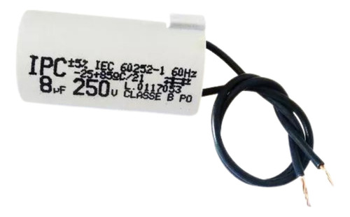 Capacitor Ventilador Latina 8uf 250v 60 Hz