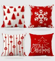 Comprar Juego De Fundas Para Cojin Navidad Merry Christmas 4 Fundas