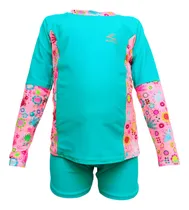 Comprar Conjunto De Natación Polo + Short 100% Licra Protección Uv 